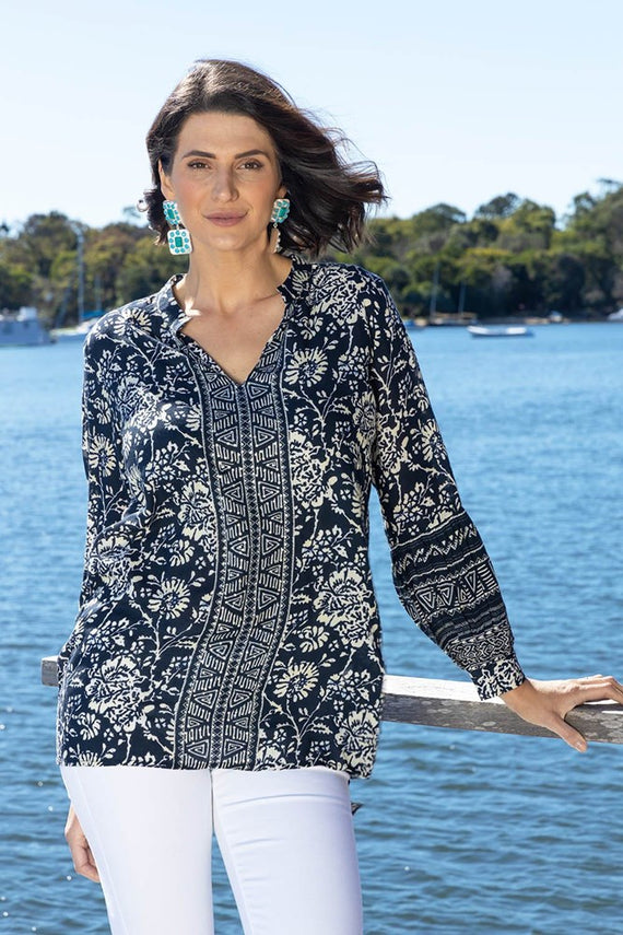 Hepburn Shirt Navy